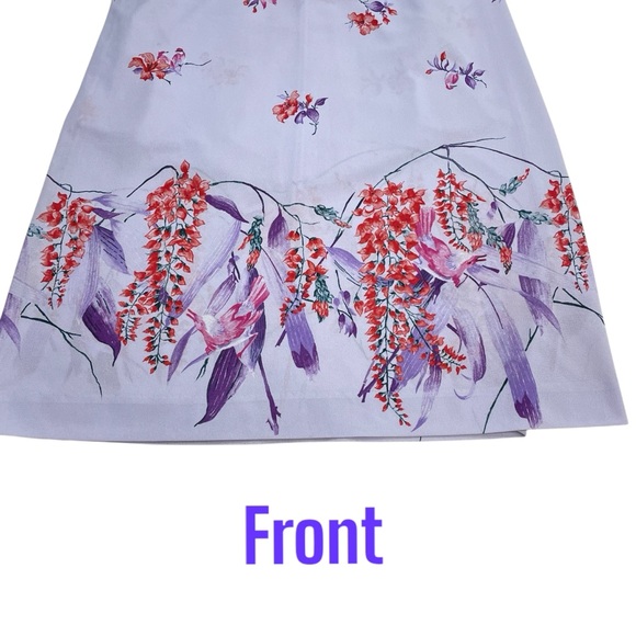 Tropicana Originals Maxi Dress Hawaiian Muumuu Floral Birds Vintage Luau 70s - Picture 4 of 15